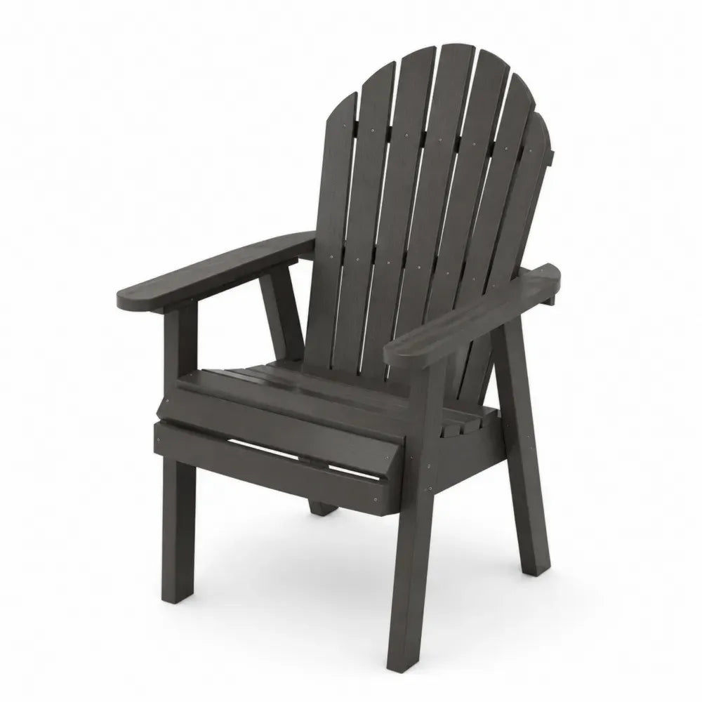 Adirondack Kunststoffstuhl Schwarz 90x80x100 cm