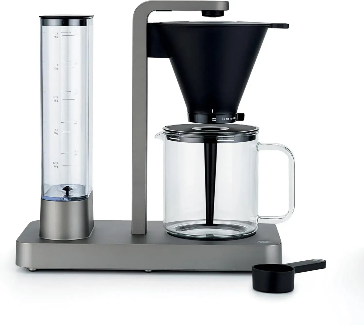Wilfa PERFORMANCE Kaffeemaschine mit 1.800 Watt, Glaskanne, 1,25L Kapazität, abnehmbarem Wasserbehälter und einstellbarer Brühzeit
