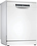 BOSCH Freistehender Geschirrspüler Serie 4, 60 cm, Home Connect, ExtraTrocknen, RackMatic, Leise, Weiß