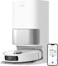 Dreame L10s Ultra Saugroboter mit automatischer Entleerung und Wischfunktion, 3D-Hinderniserkennung, 5300Pa, ideal für Teppiche und Tierhaare, 210m² Reichweite, WiFi/APP, Weiß