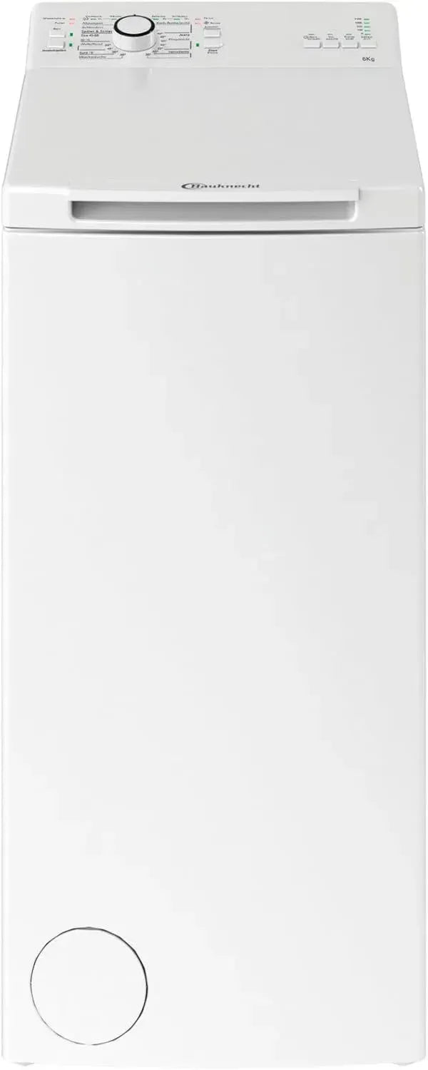 Bauknecht Toplader-Waschmaschine 6 kg, 1200 U/min, Energiesparend, Weiß