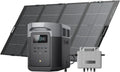 EcoFlow Delta 2 Max Powerstation 2048Wh mit Solarpanel und Mikrowechselrichter, 3000W Ausgangsleistung, ideal für Camping und Wohnmobil
