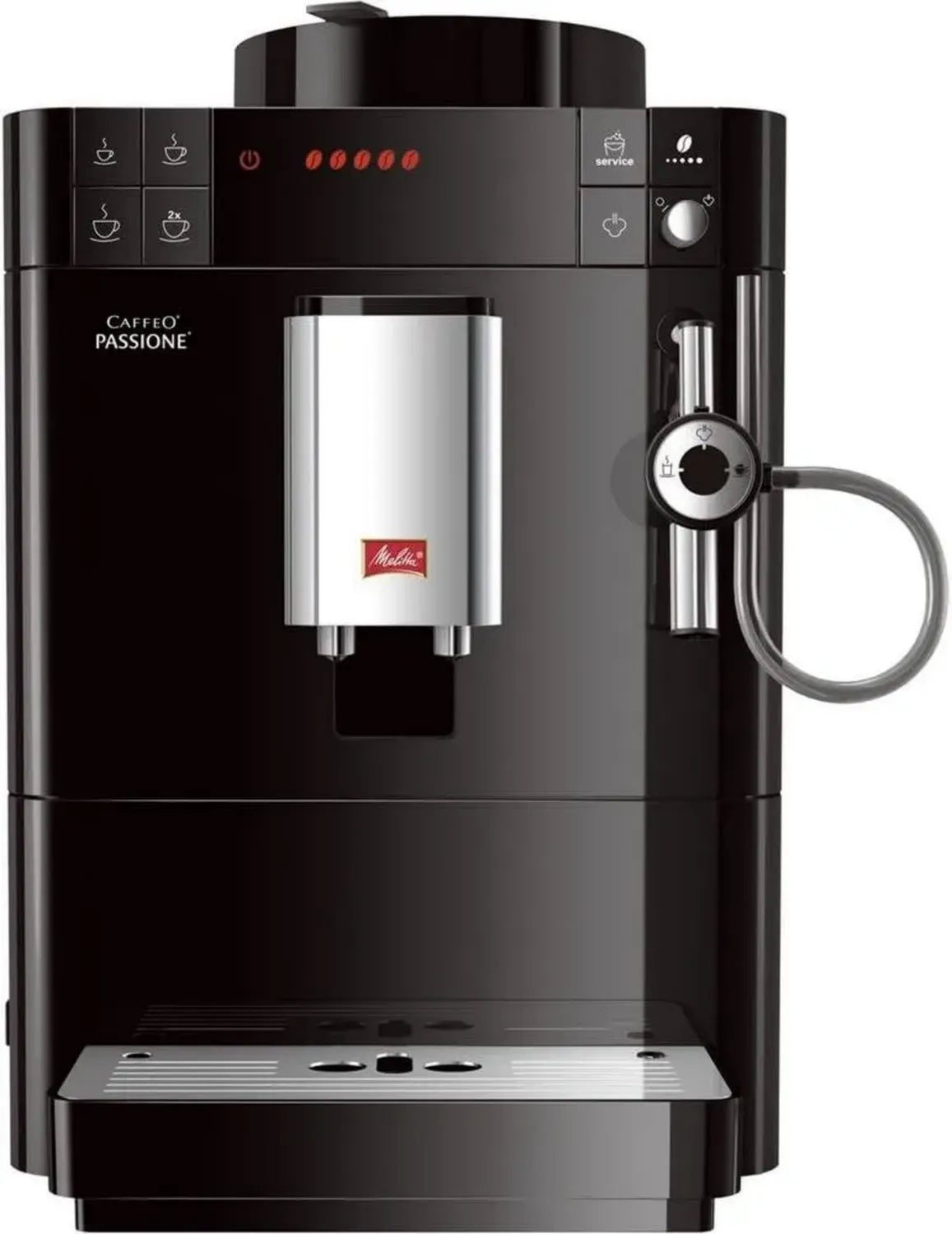 Melitta Caffeo Passione F530-102 Kaffeevollautomat mit Cappuccino-Funktion, Schwarz