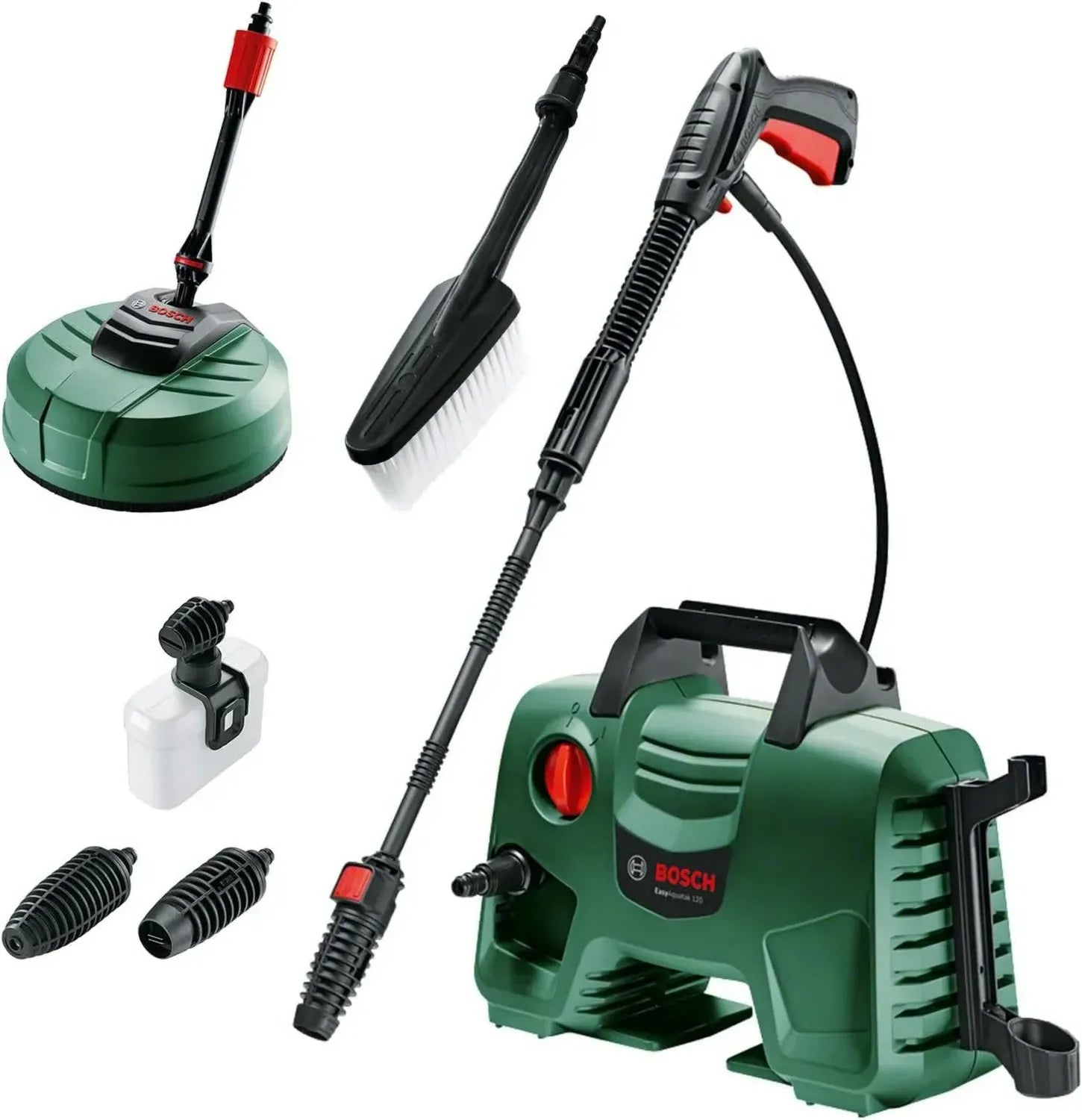 Bosch Hochdruckreiniger EasyAquatak 120 Premium Kit mit Zubehör für Haus und Auto, 1500 W, max. 350 l/h