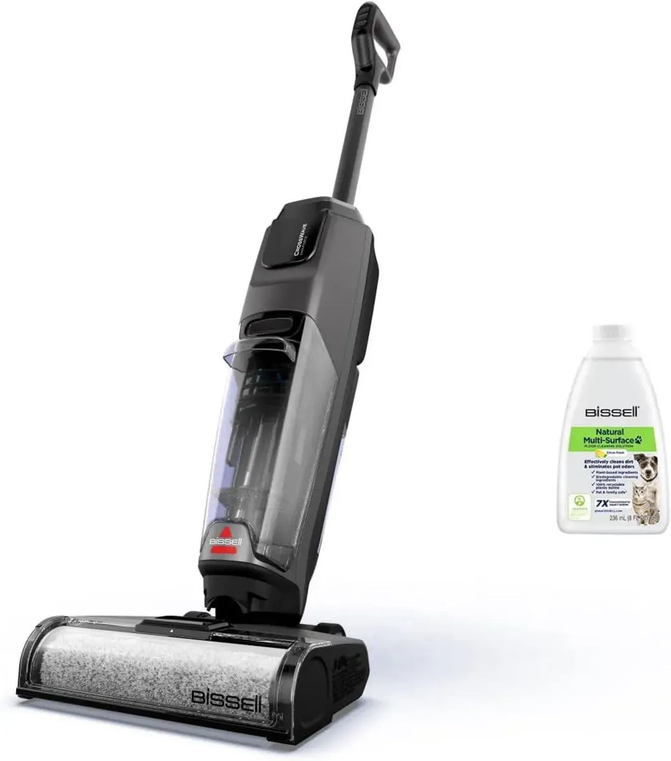 Bissell CrossWave OmniForce – Kabelloser Nass- und Trockensauger mit hoher Leistung für vielseitige Flächenreinigung, Modell 3912N