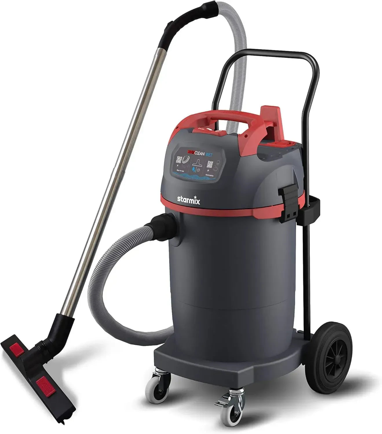 Starmix uClean LD-1445 Nass-Trockensauger, 1400 W, 45 L, mit Eco-Modus und Ablassschlauch