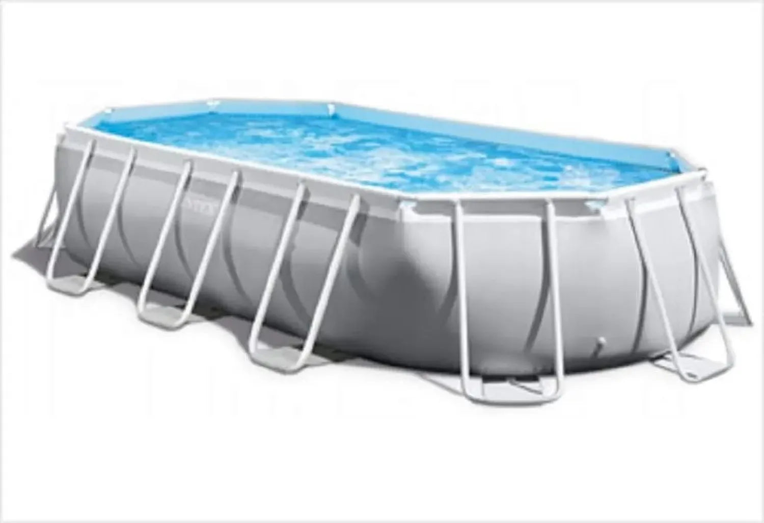 Intex Ovaler Prism Frame Pool 503 x 274 x 122 cm - Familienfreundliches Schwimmbecken