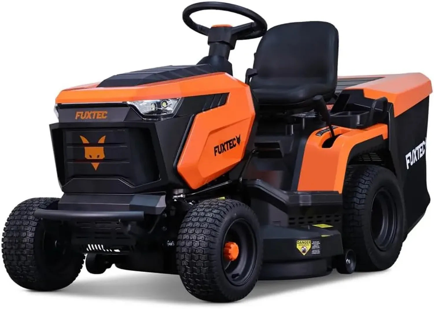 FUXTEC Aufsitzrasenmäher FX-RMT92A, 92cm Schnittbreite, 6-fache Schnitthöhenverstellung, 452ccm Motor, Hydrostatikantrieb, Rückwärtsmähen, ideal für bis zu 6500m²