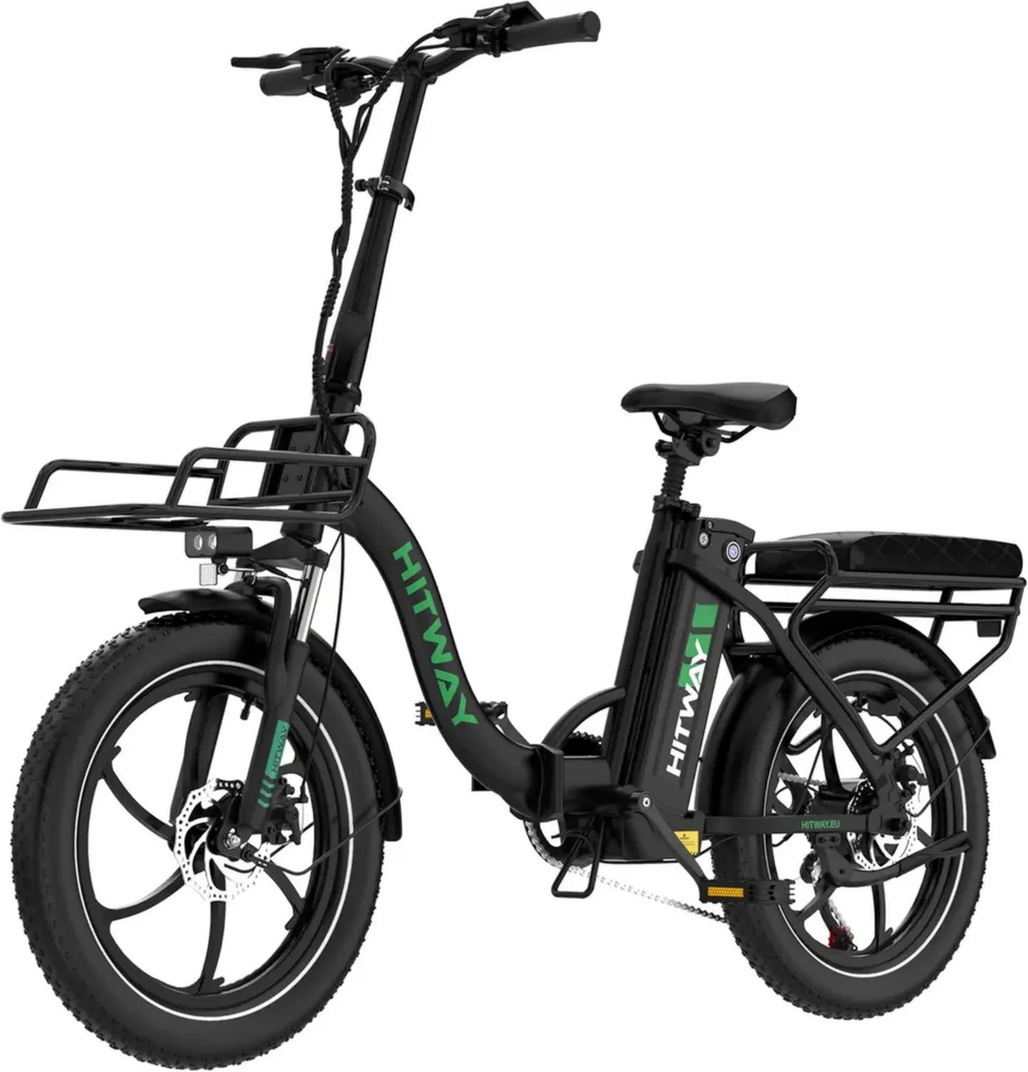 HITWAY Elektrofahrrad 250W, 20 Zoll E-Bike, 70-150km Reichweite, 7-Gang-Schaltung, APP-fähig, faltbar & IP54 wasserdicht