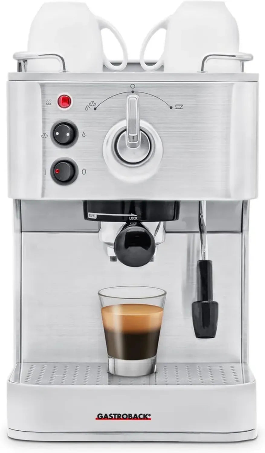 Espressomaschine GASTROBACK 42606 Design, Silber