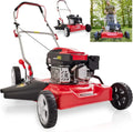 Benzin-Rasenmäher mit Mulch- und Seitenauswurf, 51 cm Schnittbreite, 4-Takt-Motor, ohne Fangkorb