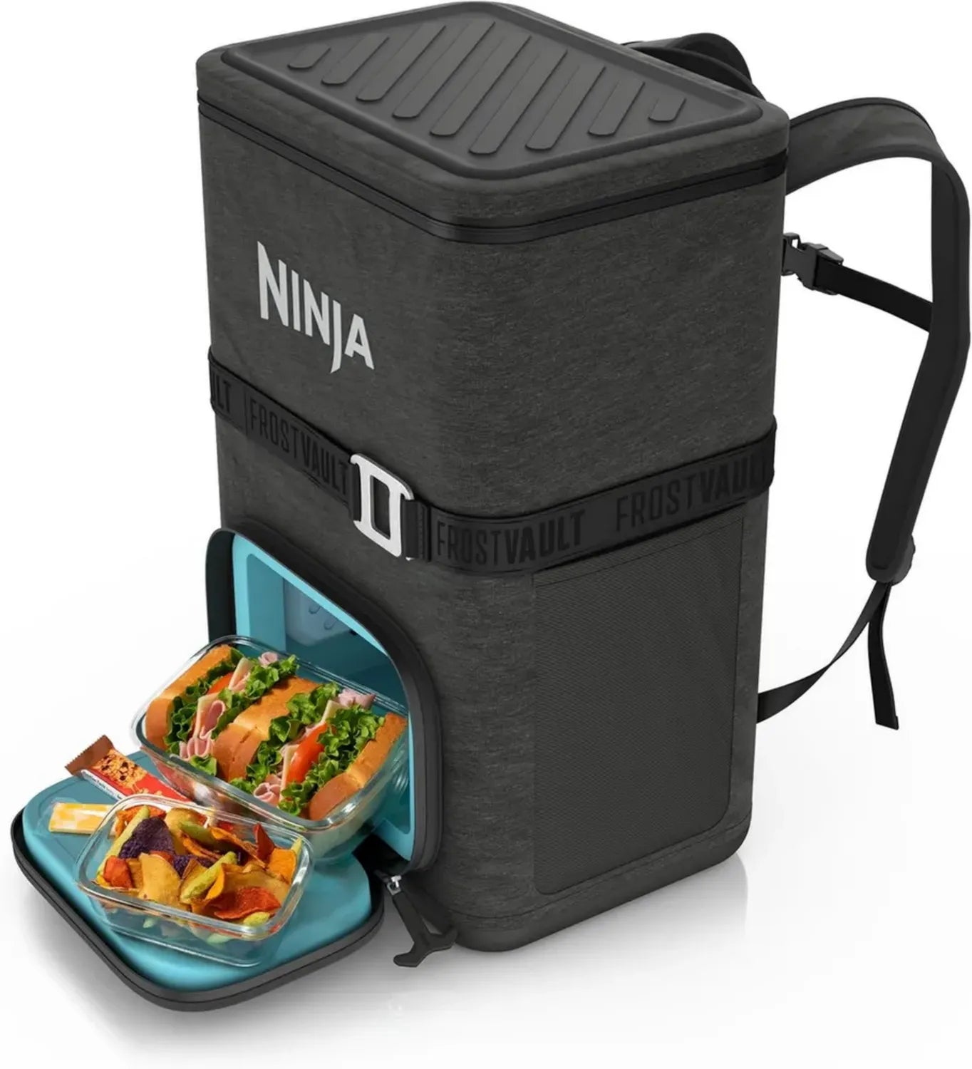 Ninja FrostVault Go 24 Dosen Soft Cooler Rucksack mit Kalt-Trocken-Zone