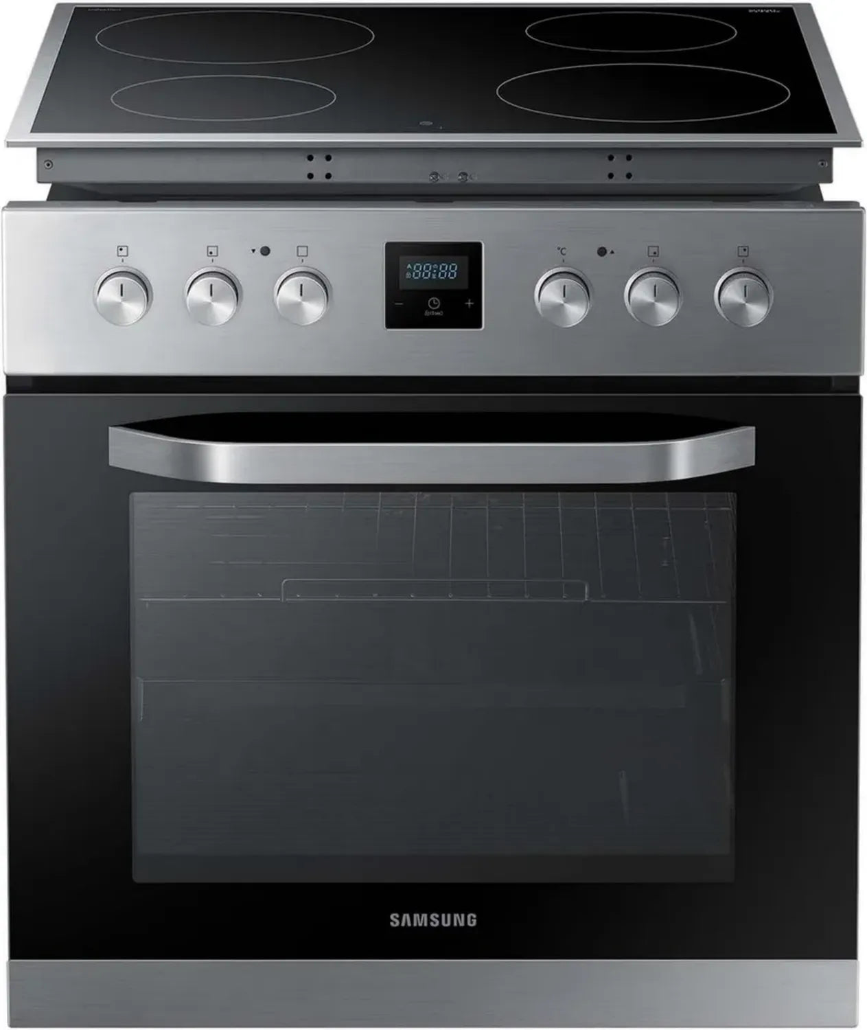 Samsung Einbauherdset mit Glaskeramik-Kochfeld und Backofen, 69 l, versenkbare Drehknöpfe