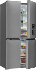 Hochwertiger Mehrtür-Kühlschrank 432L mit NoFrost und Wasserspender
