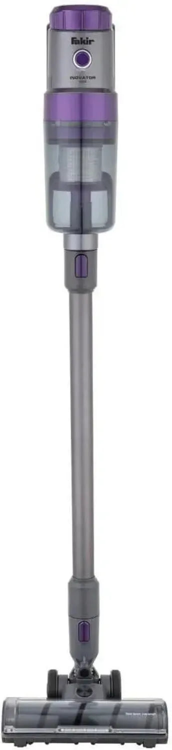 Fakir Inovator 6065 Kabelloser Akku-Staubsauger mit 350 W Leistung, 29,6 V Li-Ionen Akku, Drei Saugstufen, 60 Min. Betriebszeit, Inklusive Zubehör