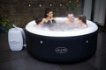Bestway Lay-Z-SPA Miami AirJet Whirlpool, 180 x 66 cm, für 2-4 Personen, rund, schwarz