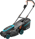 Gardena Kabelloser Rasenmäher PowerMax 37/36V P4A, 37 cm Schnittbreite, 45 l Fangsack, zentrale Höhenverstellung, effizienter PowerPlus Motor mit Eco-Modus