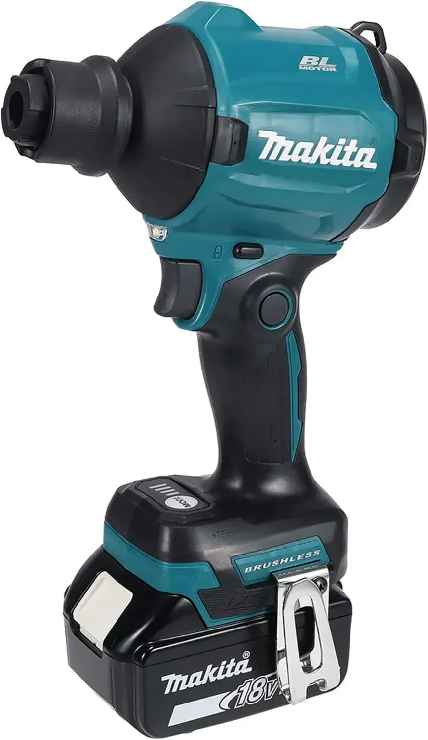 Makita DAS180RT Akku-Staubbläser, Bürstenlos, 18V LXT, inkl. 5,0 Ah Akku und Ladegerät