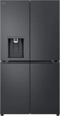 LG Multi-Tür-Kühlschrank, 641 L, No Frost, Eis- und Wasserspender, Schwarzer Stahl