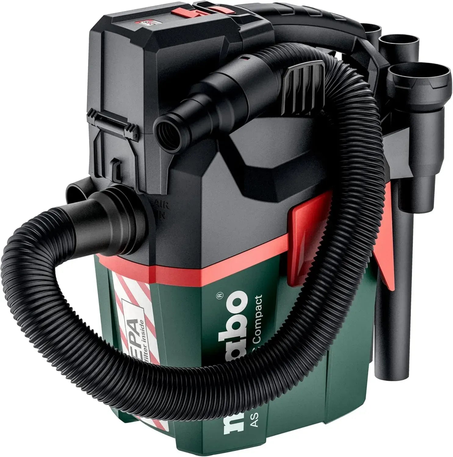 Metabo 18V Akku-Sauger mit HEPA-Filter und manueller Reinigung
