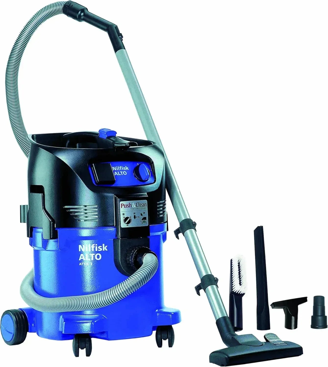 Nilfisk Attix 30-11 PC Nass-Trockensauger mit Push&Clean Funktion