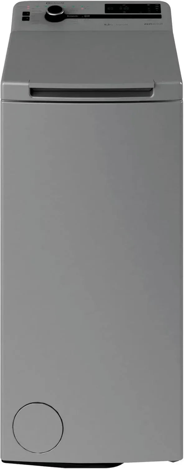 Bauknecht WMT 6513 D4 Toplader Waschmaschine, 6,5 kg, 1300 U/min, Wasserschutz, Automatische Trommelpositionierung, SoftOpening, Energiesparmodus, Kurzprogramm, Aqua Saver, Startzeitvorwahl