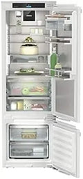 LIEBHERR Einbau-Kühl-Gefrierkombination ICBdi5182, 256 L, Weiß/Edelstahl, Rechtsanschlag, A++, NoFrost