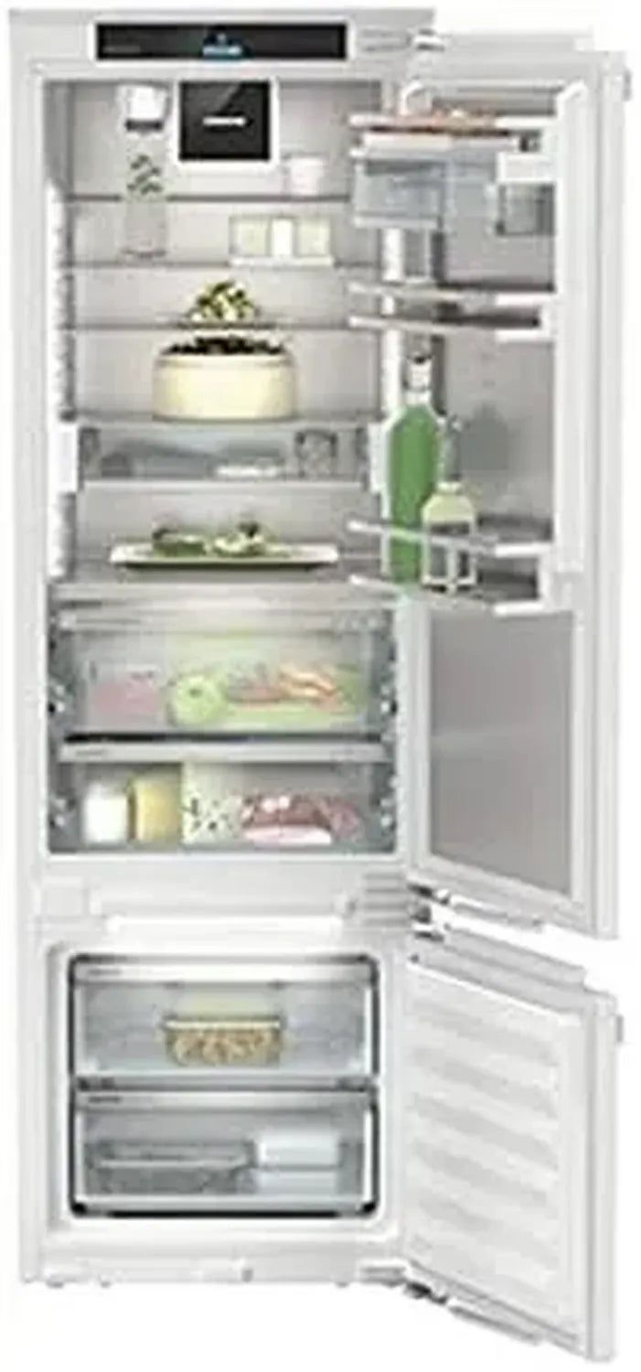 LIEBHERR Einbau-Kühl-Gefrierkombination ICBdi5182, 256 L, Weiß/Edelstahl, Rechtsanschlag, A++, NoFrost