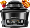 KESSER® 8L Heißluft-Multikocher mit 16 Programmen - Grillen, Backen, Schmoren, Dampfgaren, Vorheizen & Warmhalten