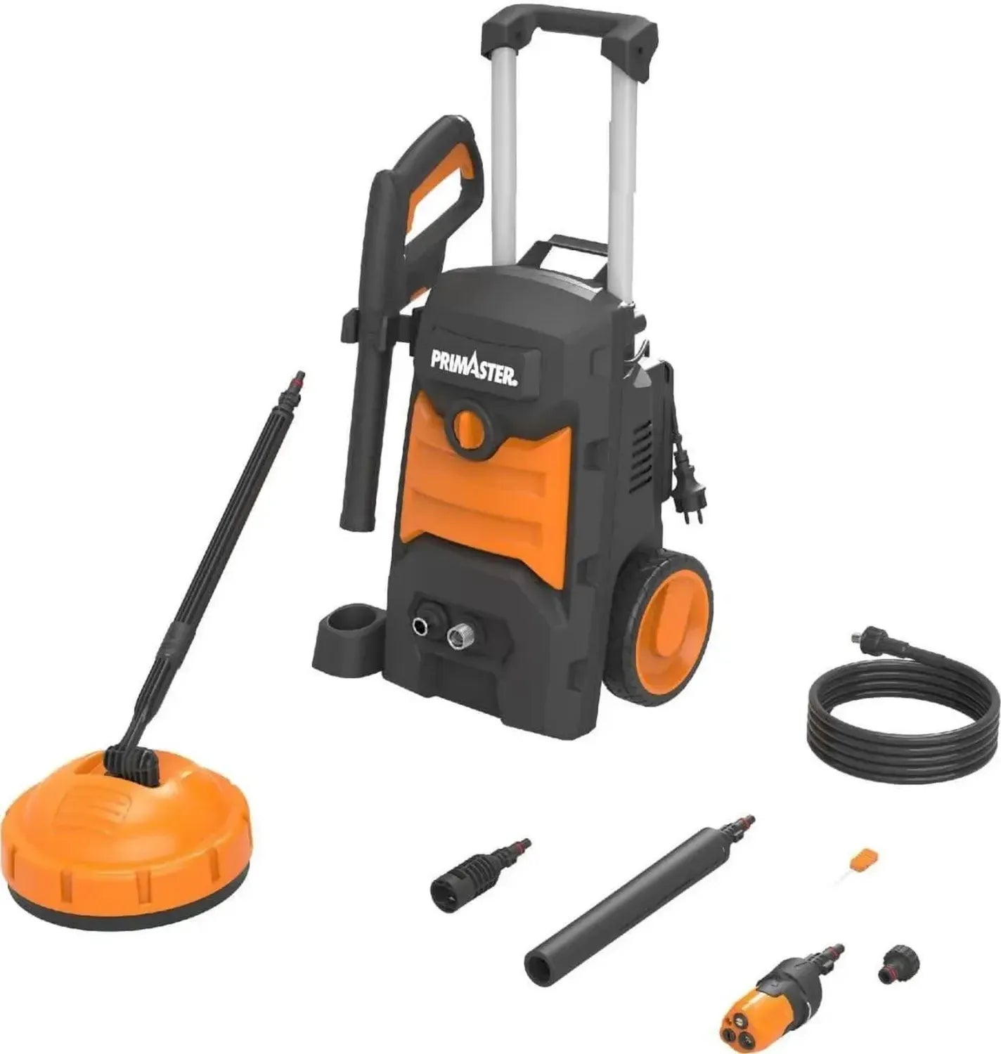 Primaster Hochdruckreiniger 1800W, 135 bar, Elektrischer Flächenreiniger