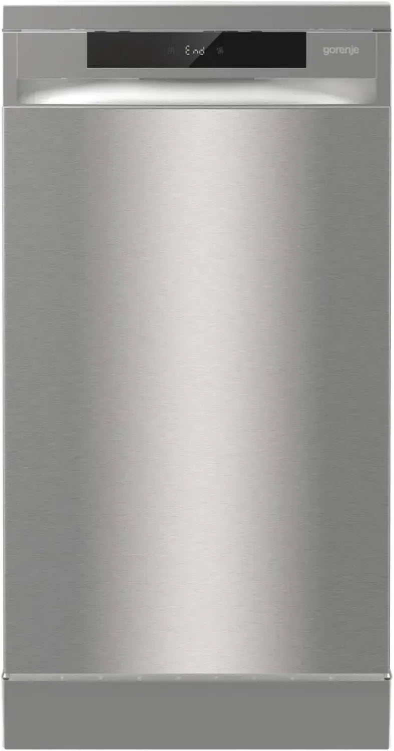 Gorenje GS 541D10 X Freistehender Geschirrspüler, 11 Maßgedecke, Leise, 5 Programme, TotalDry Funktion, Silber, 45 cm