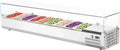 METRO Professional Kühlaufsatz GHS2150 aus Edelstahl und Glas, 52 Liter, 135 Watt, passend für GPT2100, Silber