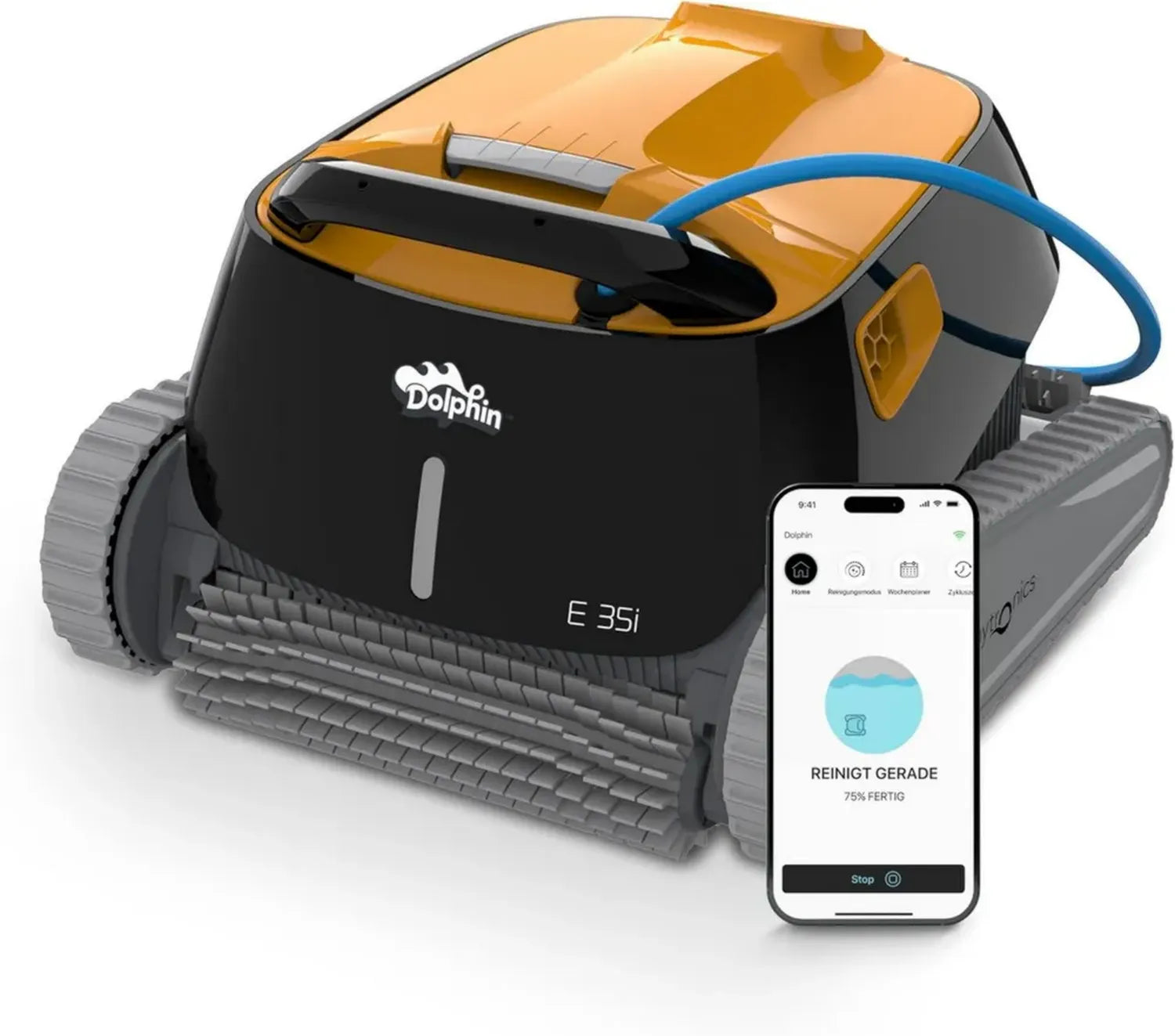 Dolphin E35i Poolroboter für Boden- und Wandreinigung bis 12m mit Kabel