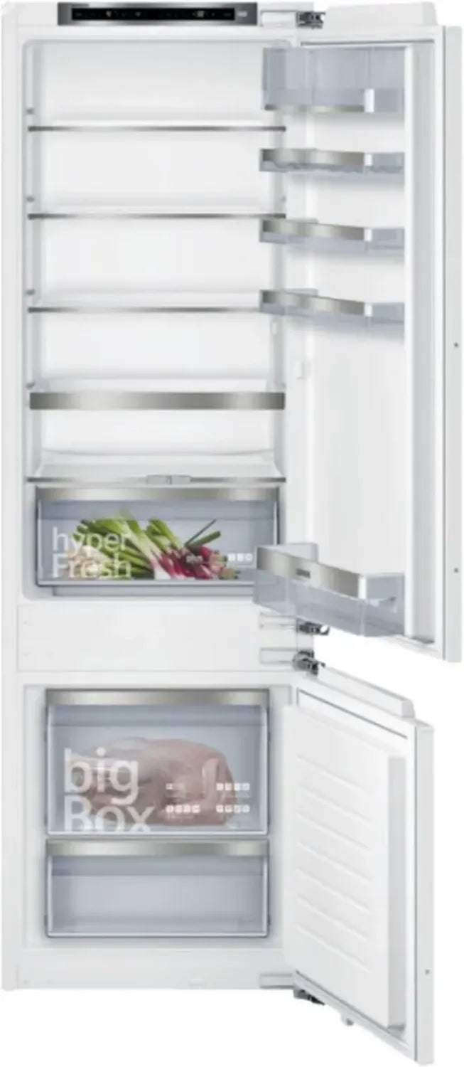 Siemens iQ500 Einbau-Kühl-Gefrierkombination, A++, 270 l, lowFrost, hyperFresh Premium, LED-Beleuchtung
