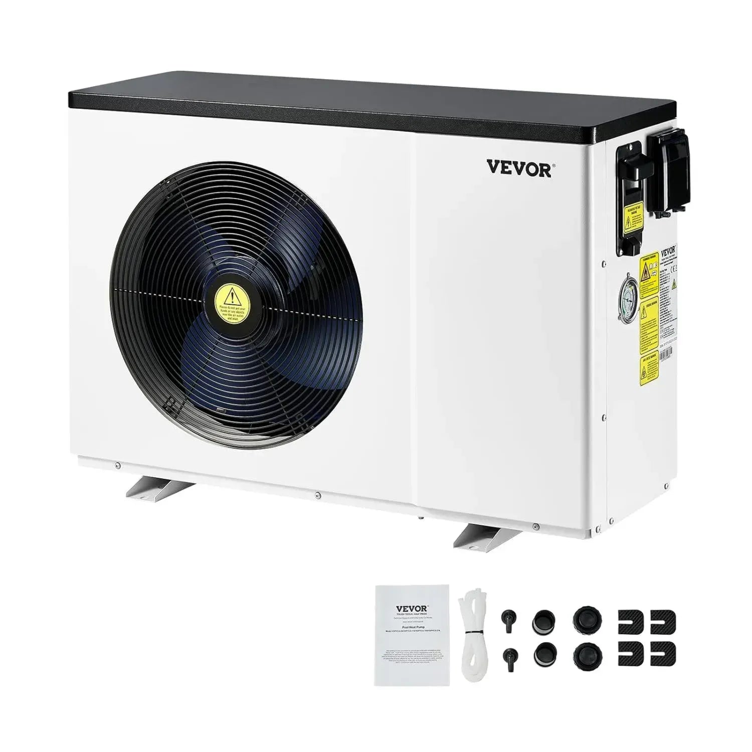 VEVOR Energiesparende Elektro-Poolwärmepumpe, 2,51-11,38 kW für Aufstellpools 25-50 m³, Heizen & Kühlen, 220-240 V