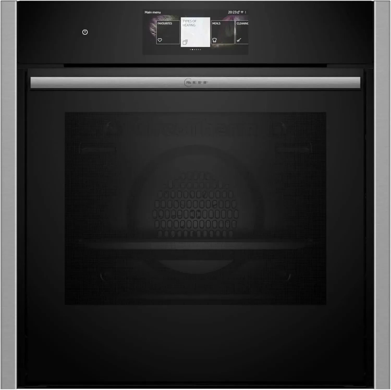 NEFF Einbau-Backofen 60x60 cm, Slide&Hide, TFT-Display, Bratenthermometer, Schwarz