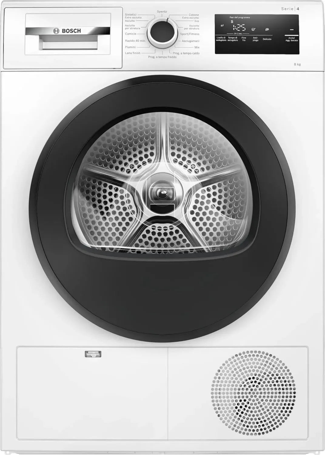 Bosch WTH85298II Wärmepumpentrockner, 8 kg, EasyClean Flusenfilter, AutoDry Technologie, Schnellprogramm