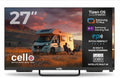 Cello 27" 12V Smart TV mit Tizen OS, Satellit, Gaming Hub, Bluetooth, für Wohnmobile & Boote