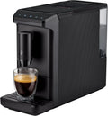 Kompakter Tchibo Kaffeevollautomat Esperto Mini für Espresso und Caffè Crema, ideal für kleine Küchen, Camping und Apartments, Schwarz