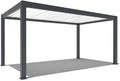 Aluminium Carport Pergola 3x5,3m, Anthrazit, Ideal für Autoüberdachung