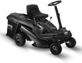 Leistungsstarker Aufsitzrasenmäher Benzin Schwarz mit 6,5 PS Motor, 150L Fangkorb, 61 cm Schnittbreite