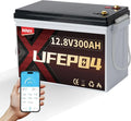 NNH 12V 300Ah LiFePO4 Batterie mit Bluetooth und 200A BMS, 8000 Ladezyklen, Geeignet für Wohnwagen, Wohnmobil, Solar- und Tiefzyklusanwendungen