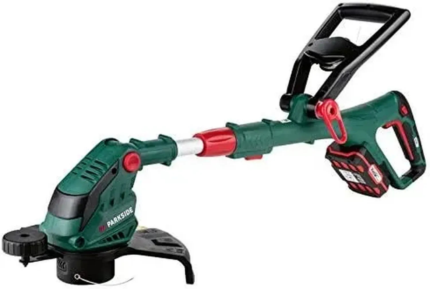 Parkside Akku-Rasentrimmer X20V PRTA 20Li B2 mit schwenkbarem Kopf, inkl. Akku und Ladegerät